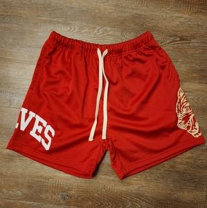 Darc Sport Red Mesh Shorts Size Small